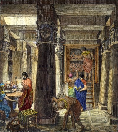 İskenderiye Kütüphanesi, 1876 by Unbekannt