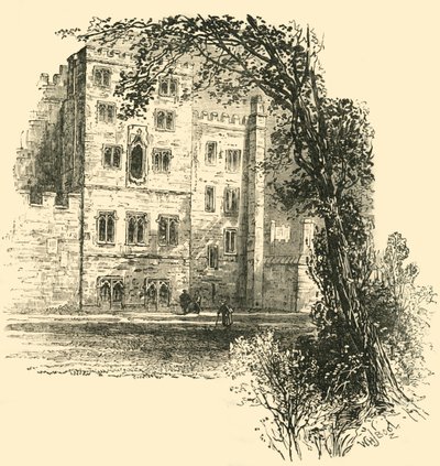 Lollards Kulesi, Lambeth Sarayı, c1878. by Unbekannt