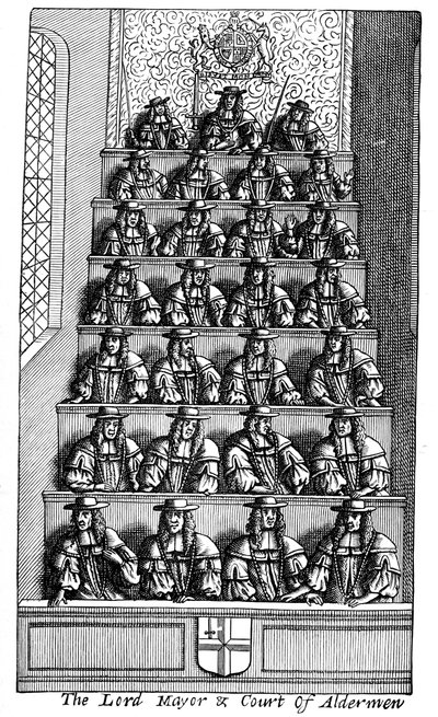 Lord Mayor ve Aldermen Mahkemesi, Londra, 1681 1894 by Unbekannt