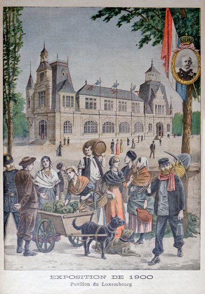1900 Evrensel Sergisinde Lüksemburg pavyonu, Paris, 1900 by Unbekannt