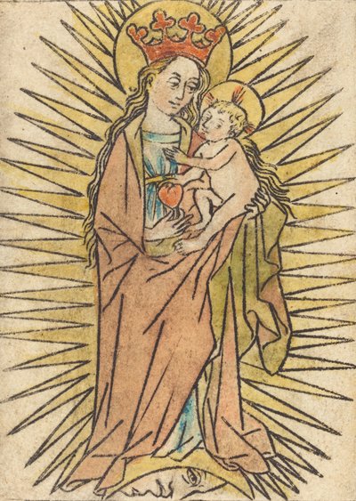 Madonna ve Armutlu Çocuk, c. 14401460. by Unbekannt