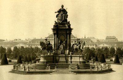 Maria Theresa Anıtı, Viyana, Avusturya, c1935. by Unbekannt