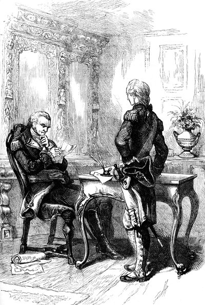 George Washington ile Marquis de Lafayette, c1775-1781 c1880 by Unbekannt