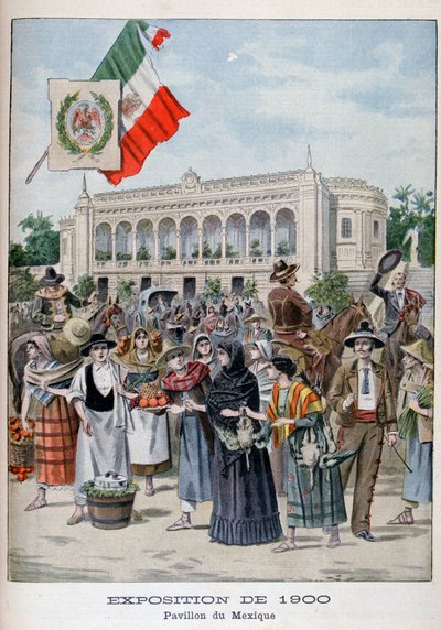 1900 Evrensel Sergisindeki Meksika pavyonu, Paris, 1900 by Unbekannt
