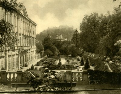 Mirabell Sarayı ve bahçeleri, Salzburg, Avusturya, c1935. by Unbekannt