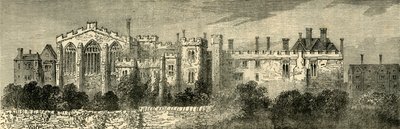 Kudüs Aziz John Manastırı, Clerkenwell - Güneydoğudan Genel Görünüm, c1872. by Unbekannt
