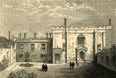 Kudüs Aziz John Manastırı, Clerkenwell - Güneyden Şapel, c1872. by Unbekannt
