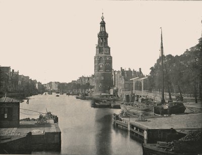 Montelbaanstoren, Amsterdam, Hollanda, 1895. by Unbekannt