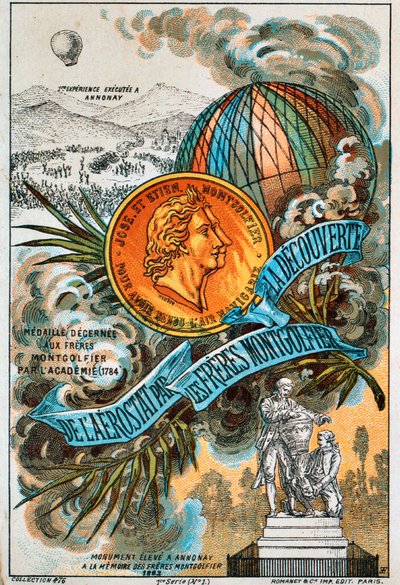 Montgolfier kardeşler, Fransız balonculuğun öncüleri, 1890