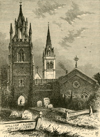 Morg Şapeli ve Yeni Kilise, Woburn, 1898. by Unbekannt