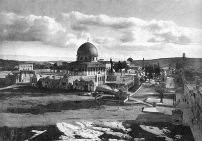 Ömer Camii antik tapınağın bulunduğu yerde, Bethlehem, İsrail, 1926 by Unbekannt