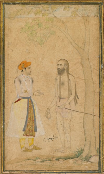 Babür Prensi Pervez ve Kutsal Adam, yak. 1610. by Unbekannt