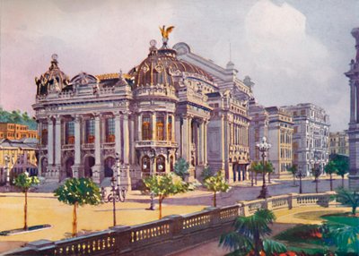 Belediye Tiyatrosu, Avenida Rio Branco, 1914 by Unbekannt