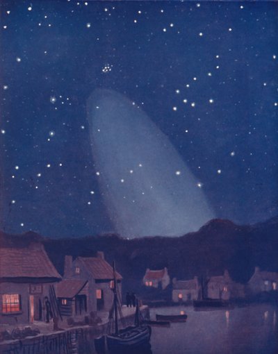 Gökyüzündeki Işığın Gizemli Konisi, 1935 by Unbekannt