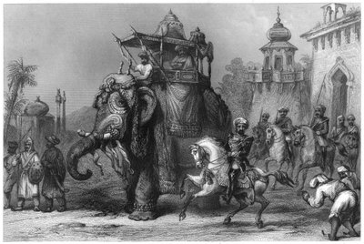 Nana Sahib ve eskortu, c1860 by Unbekannt