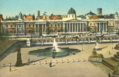 Ulusal Galeri ve Trafalgar Meydanı, Londra, c1910. by Unbekannt