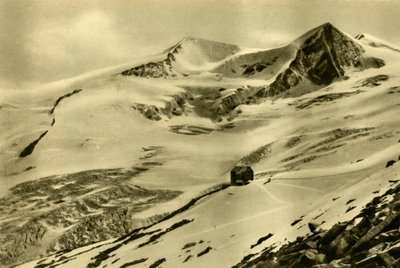 Neue Prager Hütte, Grossvenediger dağı, Tirol, Avusturya, c1935. by Unbekannt