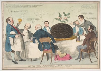 Yeni Parlamento Pudingi veya John Bulls Treat, yaklaşık. 1832. by Unbekannt