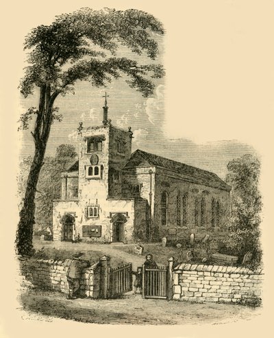 Eski Şapel, Highgate, 1830, c1876. by Unbekannt