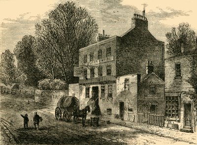 Old Crown Inn, Highgate, 1830, c1876. by Unbekannt