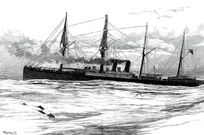 Orient Steam Navigation Companys vapuru Orient, c1880 by Unbekannt