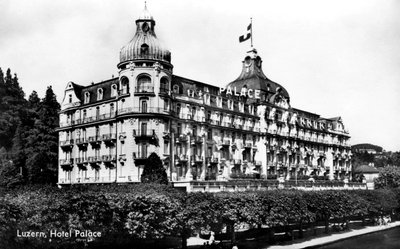 The Palace Hotel, Luzern, İsviçre, 20. yüzyılın başlarında by Unbekannt