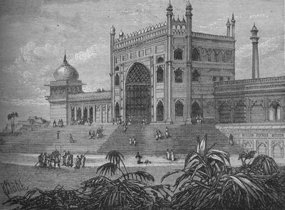 Delhi'deki Saray, c1880 by Unbekannt