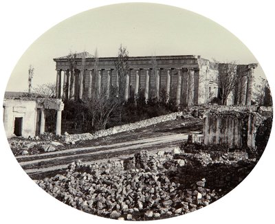 Kırım Savaşı'ndan sonra Sivastopol'daki Peter ve Paul Katedrali, Kırım, 1850'lerin sonlarında by Unbekannt