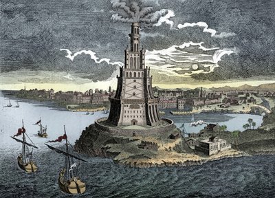 İskenderiye Pharos, 18. yüzyıl by Unbekannt