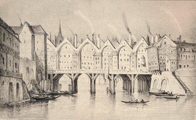 Pont St Michel, 1550, 1915 by Unbekannt