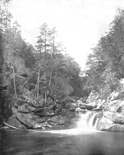 Havuz, Franconia Sıradağları, Beyaz Dağlar, New Hampshire, ABD, c1900. by Unbekannt