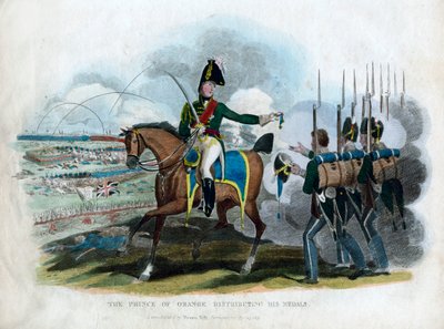 Orange Prensi Madalyalarını Dağıtırken, 1815 by Unbekannt