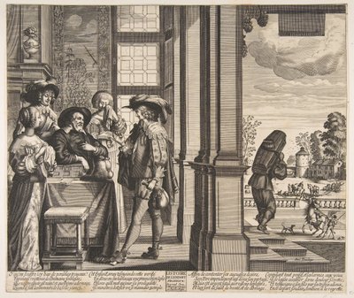 Müsrif Oğul Evden Ayrılıyor, yaklaşık. 1636. by Unbekannt