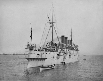 Korumalı Cruiser Columbia., c1897. by Unbekannt