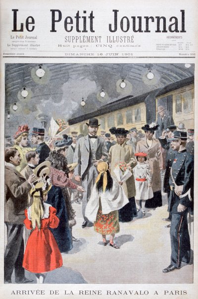 Madagaskar Kraliçesi Ranavalo, 1901 Paris