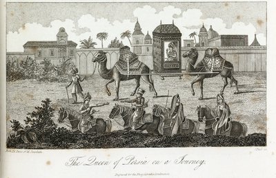 Develer tarafından taşınan Pers Kraliçesi, 1810-1829 dolayları by Unbekannt