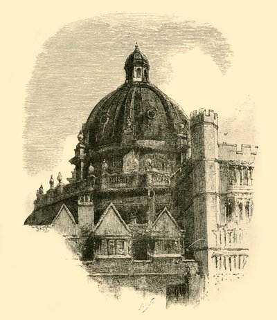 Radcliffe Kütüphanesi, Brasenose Dörtgeninden, 1898. by Unbekannt