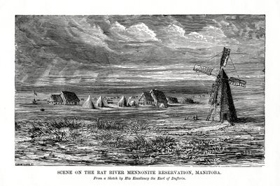 Rat River Mennonite reservation, Manitoba, Kanada, 19. yüzyıl sonu by Unbekannt