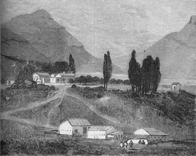 Residency, Maseru, Basutoland, Baş Yargıç, Komutan Griffiths, c1880 by Unbekannt