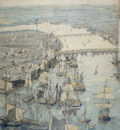 Rhinebeck Panoraması, c1807 by Unbekannt