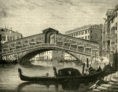 Rialto, Venedik, 1890. by Unbekannt