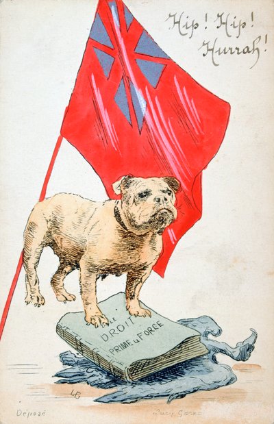 Sağ Kuvvetten Önce Geliyor, Fransız Birinci Dünya Savaşı kartpostalı, 1914-1918 by Unbekannt