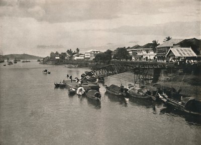 Nehir Bankası ve Strand Yolu, Moulmein, 1900. by Unbekannt