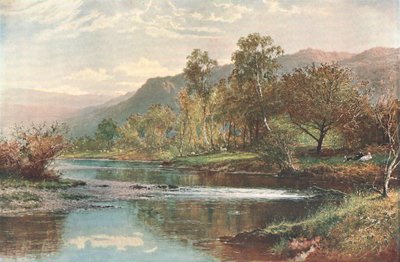 Derwent Water'a Akan Nehir, c1902. by Unbekannt