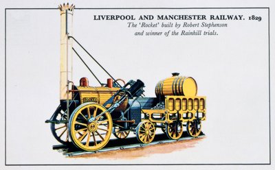 Roket, Liverpool ve Manchester Demiryolları, 1829, 20. yüzyıl by Unbekannt
