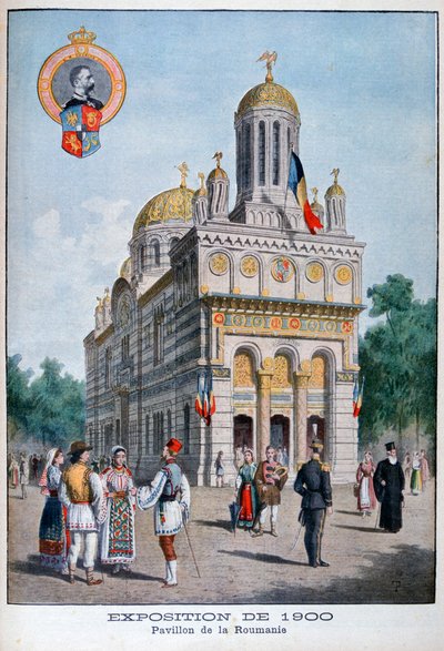 1900 Evrensel Sergisinde Rumen pavyonu, Paris, 1900 by Unbekannt