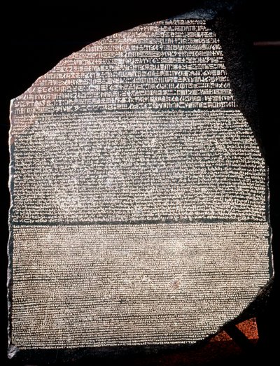 Rosetta Taşı, MÖ 196 by Unbekannt