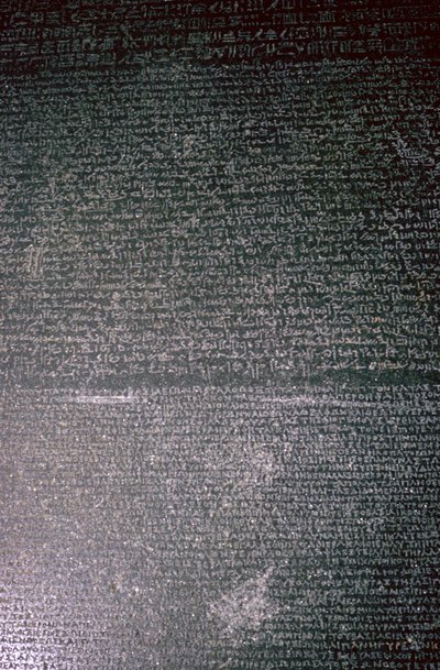Rosetta Taşı, Mısır, Ptolemaios Dönemi, MÖ 196 by Unbekannt