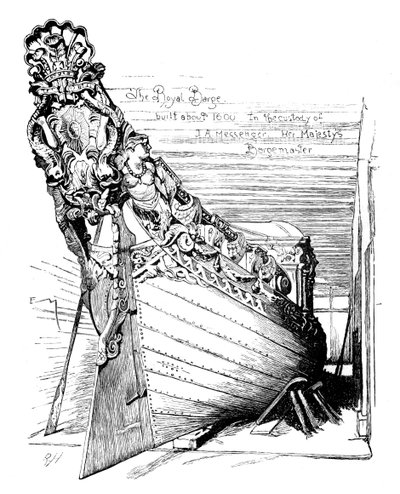 Kraliyet Mavnası, c1888 by Unbekannt
