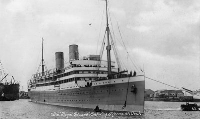 Avonmouth rıhtımına giren Royal Edward, 20. yüzyıl by Unbekannt